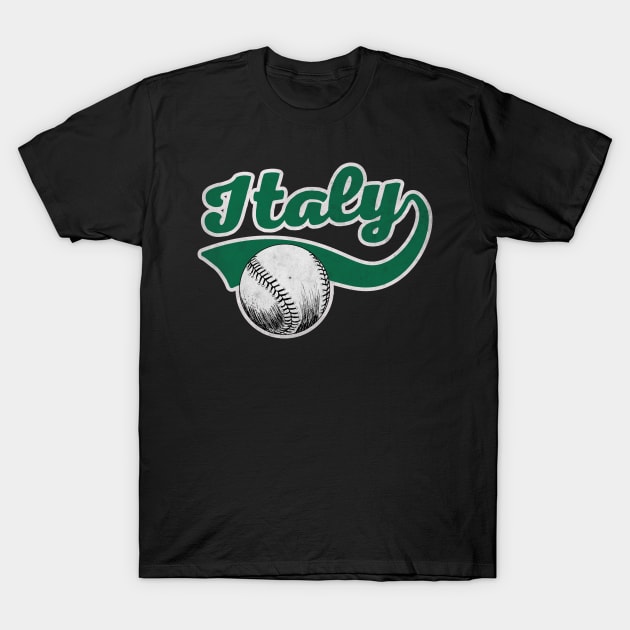 Baseball Italy T-Shirt by Be Cute 